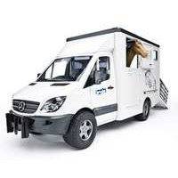 Bruder - Mercedes Benz Sprinter animal transporter incl. 1 horse (BR2533)