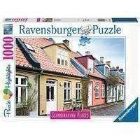 Ravensburger - Puzzle 1000 - Scandinavian Houses in Aarhus Denmark (10216741)