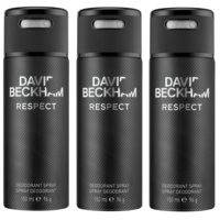 David Beckham - 3x Respect Deo Spray