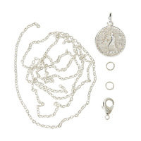 Me & My Box - Pendant Set - Zodiac - Libra - 925S sterling silver plated (BOX226025)