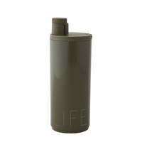 Design Letters - Sports Life Bottle 500 ml - Olive