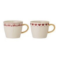 Bloomingville - Set of 2 Jolly Christmas Mugs (82051528)