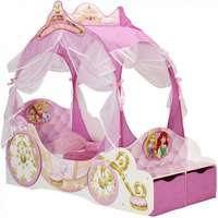 Disney Princess - Carriage Toddler Bed with Storage (452DYR01EM), Worlds Apart
