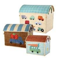 Rice - Large Set of 3 Toy Baskets - Cars