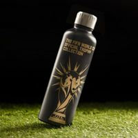 FIFA Metal Water Bottle Black and Gold, Paladone
