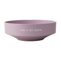 Design Letters - Favourite bowl "Love is for sharing" - Lavendel