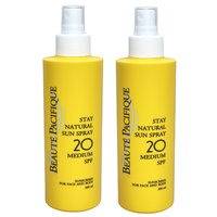 Beauté Pacifique - 2 x Stay Natural Sololie Spray SPF 20 200 ml