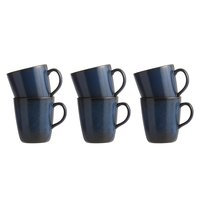 RAW - Mug with handle 35 cl - 4 pc - Midnight Blue