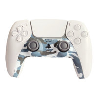 Piranha PS5 Controller Skins - Camo Blue