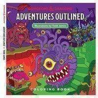 Dungeons and Dragons - Adventures Outlined Coloring Book (WTCC6035), Enigma