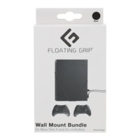 Floating Grips Xbox One X and Controller Wall Mounts - Bundle (Black)