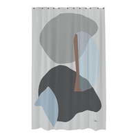 Mette Ditmer - Shower Curtain 150x200 cm - GALLERY Grey