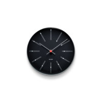 Arne Jacobsen - Bankers Wall Clock Ø 21 cm - Black (43636), Arne Jacobsen Clocks