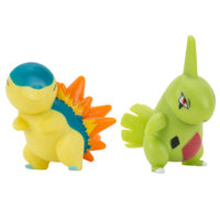 Pokemon - Battle Figure Pack - Cyndaquil and Larvitar (PKW0140), Pokémon