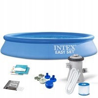 INTEX - Easy Set Pool Set (W/12V Filter Pump) 3.077 L (28118), Intex