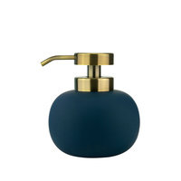 Mette Ditmer - Lotus dispenser, low - Midnight blue