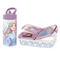 Euromic - Frozen Lunch Box & Water Bottle, Disney Frozen