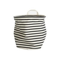 House Doctor - Storage Bag Stripes Medium - Black/White (205720350)