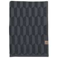 Mette Ditmer - Geo Bath Towel 70 x 135 cm - Anthracite