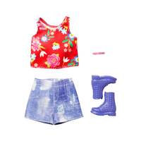 Barbie - Fashion and Accessories Complete Look - Flower Top and Shorts (HBV33)