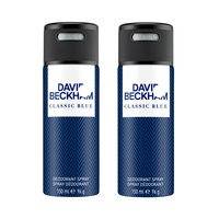 David Beckham - 2x Classic Blue Deodorant Spray 150 ml