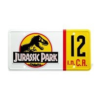 Jurassic Park - Dennis Nedry Licence Plate Replica, - UNKNOWN -
