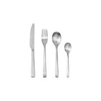 Broste Copenhagen - Cutlery set Hune, 16 pc - Stainless steel - Brushed satin