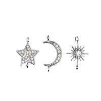 Pendants - Sun Moon Star - 925S sterling silver plated, Me & My Box