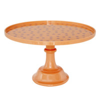 Rice - Melamine Cake Stand - Dots Print