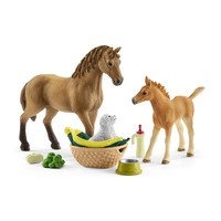 Schleich - Horse Clubin Sarahin eläinvauvanhoitosarja (42432)