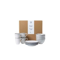 Broste Copenhagen - Nordic Sand - Breakfast Set, Stoneware - 12 pcs