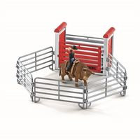 Schleich - Bull riding with cowboy (41419)