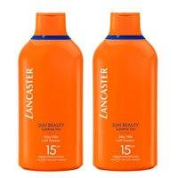 Lancaster - 2 x SUN BEAUTY Silky Milk SPF15 - 400 ml