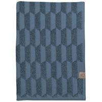 Mette Ditmer - Geo Bath Towel 70 x 135 cm - Stone blue