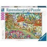 Ravensburger - Floral Mushroom Houses 1000p (10216997)