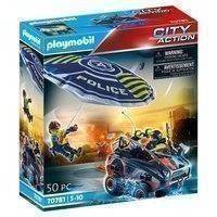 Playmobil - Police Parachute with Amphibious Vehicle (70781)