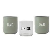 Design Letters - Family Giftbox Cups - Green