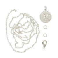 Me & My Box - Pendant Set - Zodiac - Gemini - 925S sterling silver plated (BOX226020)