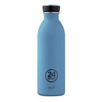 24 Bottles - Urban Bottle 0,5 L - Stone Finish - Powder Blue (24B700), 24Bottles