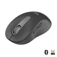 Logitech - M650 Signature - Large Wireless Mouse - Graphite