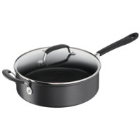 Tefal - Hard titanium pro Sautepan 28 cm w.lid Black (G2893753)