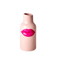 Rice - Ceramic Vase - Fuchsia Lips Small