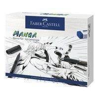 Faber-Castell - Pitt Artist Pen India ink pen, Manga Starter Set (167152)