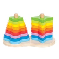 Hape - Double Rainbow Stacking (5620)