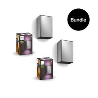 Philips Hue - 2x Resonate Wall Light Outdoor - Bundle