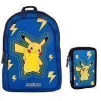 Euromic - Pokemon - Backpack + Pencil Caser - Light Bolt, Pokémon