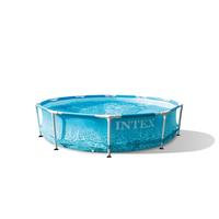 INTEX - Beachside Metal Frame Pool Set 3.05mx76cm (28206), Intex