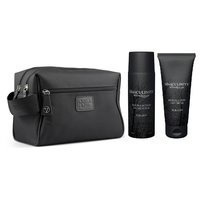 Vittorio - 2 Room Men Washbag + Beauté Pacifique Masculinity Day Creme for Men 100 ml & Facial Scrub 100 ml, Vittiorio