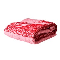 Rice - Cotton Quilt Bedspread Pink