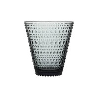 Iittala Kastehelmi Juomalasi 30 cl harmaa 2 kpl, Iittala